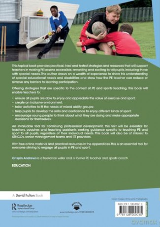 Addressing Special Educational Needs and Disability in the Curriculum: PE and Sports: Volume 4 (Addressing SEND in the Curriculum) - Crispin Andrews [KSIĄŻKA]