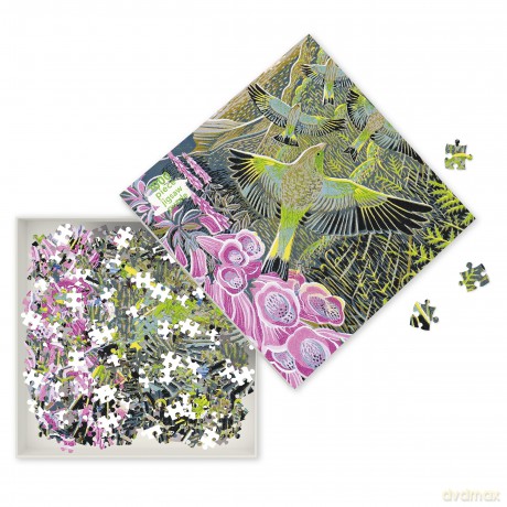 Adult Jigsaw Puzzle Annie Soudain: Foxgloves and Finches: 1000-Piece Jigsaw Puzzles - Flame Tree Studio [KSIĄŻKA]