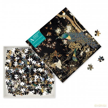 Adult Jigsaw Puzzle Ashmolean Museum: Embroidered Hanging with Peacock: 1000-piece Jigsaw Puzzles - Flame Tree Studio [KSIĄŻKA]