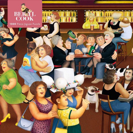 Adult Jigsaw Puzzle Beryl Cook: Date Night: 1000-Piece Jigsaw Puzzles - Flame Tree Studio [PUZZLE]