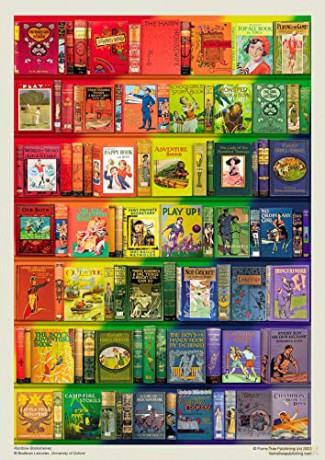 Adult Jigsaw Puzzle Bodleian Libraries: Rainbow Bookshelves: 1000-Piece Jigsaw Puzzles - Flame Tree Studio [PUZZLE]
