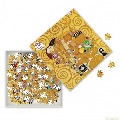 Adult Jigsaw Puzzle Gustav Klimt: The Stoclet Frieze (500 Pieces): 500-Piece Jigsaw Puzzles - Flame Tree Gift [KSIĄŻKA]