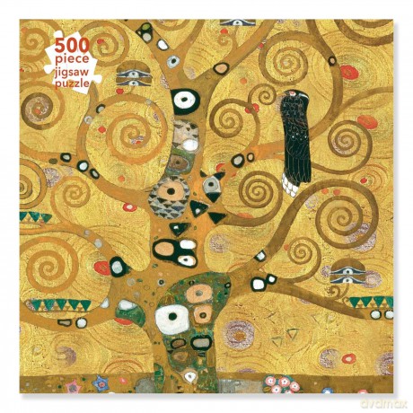 Adult Jigsaw Puzzle Gustav Klimt: The Tree of Life (500 Pieces): 500-Piece Jigsaw Puzzles - Flame Tree Studio [PUZZLE]