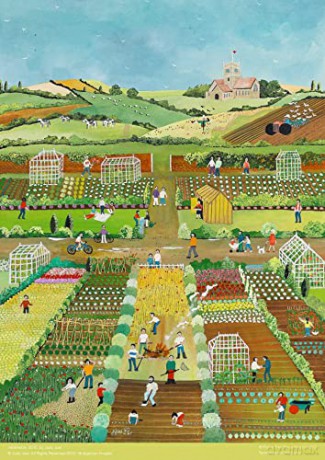 Adult Jigsaw Puzzle Judy Joel: Allotments, 2012 (500 Pieces): 500-Piece Jigsaw Puzzles - Flame Tree Studio [PUZZLE]