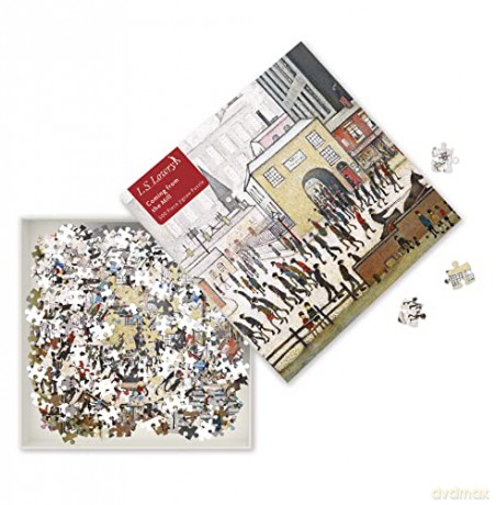 Adult Jigsaw Puzzle L.S. Lowry: Coming from the Mill (500 pieces): 500-piece Jigsaw Puzzles - Flame Tree [KSIĄŻKA]