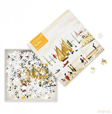 Adult Jigsaw Puzzle L.S. Lowry: Yachts (500 Pieces): 500-Piece Jigsaw Puzzles - Flame Tree Gift [KSIĄŻKA]