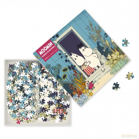 Adult Jigsaw Puzzle Moomins on the Riviera: 1000-piece Jigsaw Puzzles - Flame Tree Studio [PUZZLE]