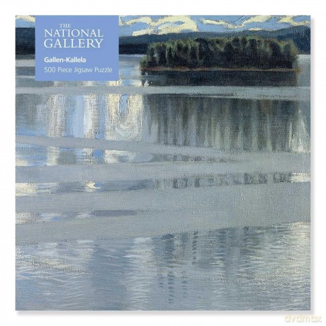 Adult Jigsaw Puzzle National Gallery: Lake Keitele by Akseli Gallen-Kallela (500 Pieces): 500-Piece Jigsaw Puzzles - Flame Tree Studio [PUZZLE]