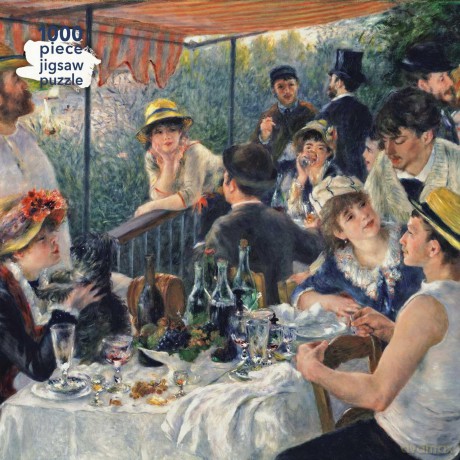 Adult Jigsaw Puzzle Pierre Auguste Renoir: Luncheon of the Boating Party: 1000-Piece Jigsaw Puzzles - Flame Tree Studio [PUZZLE]