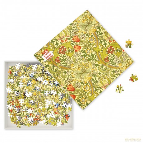 Adult Jigsaw Puzzle William Morris Gallery: Golden Lily: 1000-Piece Jigsaw Puzzles - Flame Tree Studio [KSIĄŻKA]