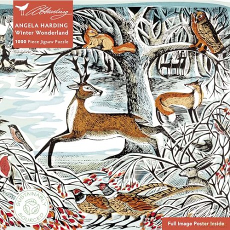 Adult Jigsaw Puzzle: Angela Harding: Winter Wonderland: 1000-Piece Jigsaw Puzzles - Flame Tree Studio [PUZZLE]