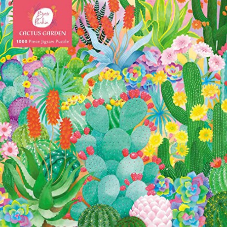 Adult Jigsaw Puzzle: Bex Parkin: Cactus Garden: 1000-Piece Jigsaw Puzzles - Flame Tree Studio [PUZZLE]