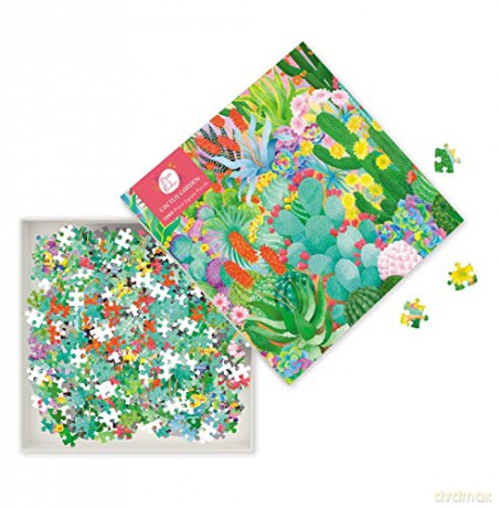 Adult Jigsaw Puzzle: Bex Parkin: Cactus Garden: 1000-Piece Jigsaw Puzzles - Flame Tree Studio [PUZZLE]
