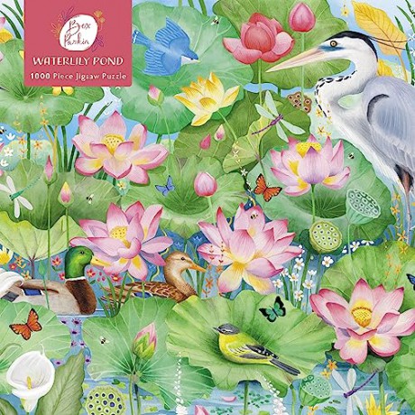 Adult Jigsaw Puzzle: Bex Parkin: Waterlily Pond: 1000-Piece Jigsaw Puzzles - Flame Tree Studio [PUZZLE]