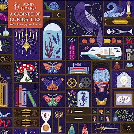 Adult Jigsaw Puzzle: Jenny Zemanek: A Cabinet of Curiosities: 1000-Piece Jigsaw Puzzles - Flame Tree Studio [PUZZLE]