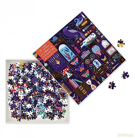 Adult Jigsaw Puzzle: Jenny Zemanek: A Cabinet of Curiosities: 1000-Piece Jigsaw Puzzles - Flame Tree Studio [PUZZLE]