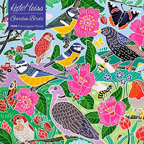 Adult Jigsaw Puzzle: Kate Heiss: Garden Birds: 1000-Piece Jigsaw Puzzles - Flame Tree Studio [PUZZLE]