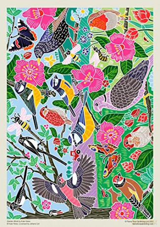 Adult Jigsaw Puzzle: Kate Heiss: Garden Birds: 1000-Piece Jigsaw Puzzles - Flame Tree Studio [PUZZLE]