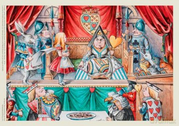 Adult Jigsaw Puzzle: Science Museum: Alice in Wonderland: 1000-Piece Jigsaw Puzzles - Flame Tree Studio [PUZZLE]