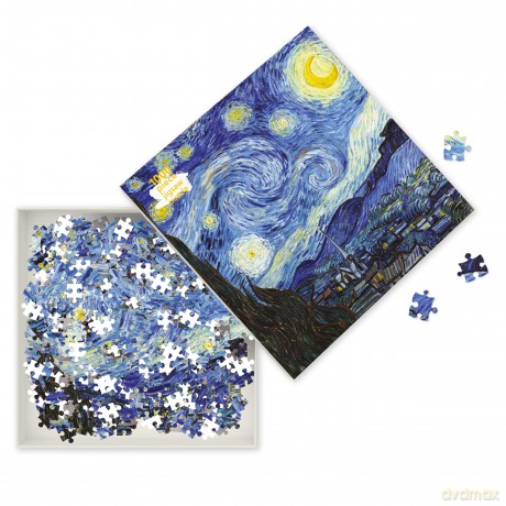 Adult Jigsaw Van Gogh: Starry Night: 1000 piece jigsaw (1000-piece jigsaws): 1000-piece Jigsaw Puzzles - Flame Tree Studio [KSIĄŻKA]