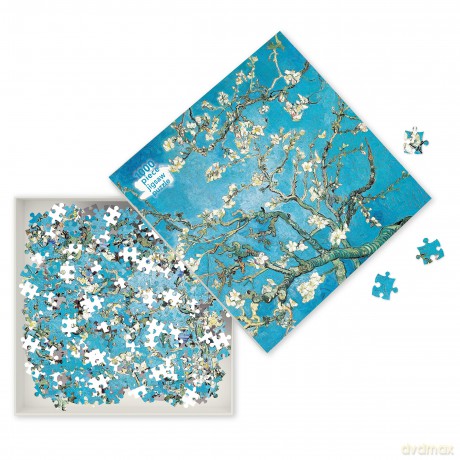 Adult Jigsaw Vincent van Gogh: Almond Blossom: 1000 piece jigsaw (1000-piece jigsaws): 1000-piece Jigsaw Puzzles - Flame Tree Studio [KSIĄŻKA]