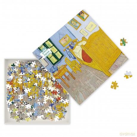 Adult Jigsaw Vincent van Gogh: Bedroom at Arles: 1000 piece jigsaw (1000-piece jigsaws) - Flame Tree Studio [PUZZLE]