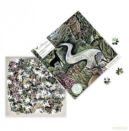 Adult Sustainable Jigsaw Puzzle Angela Harding: Landlines: 1000-Pieces. Ethical, Sustainable, Earth-Friendly - Flame Tree Studio [PUZZLE]