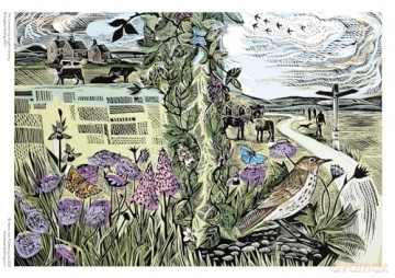 Adult Sustainable Jigsaw Puzzle Angela Harding: The Common: 1000-Pieces. Ethical, Sustainable, Earth-Friendly - Flame Tree Studio [PUZZLE]