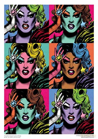 Adult Sustainable Jigsaw Puzzle Art of Drag: 1000-Pieces. Ethical, Sustainable, Earth-Friendly - Flame Tree Studio [PUZZLE]