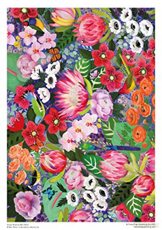Adult Sustainable Jigsaw Puzzle Bex Parkin: Exotic Birds: 1000-Pieces. Ethical, Sustainable, Earth-Friendly - Flame Tree Studio [PUZZLE]