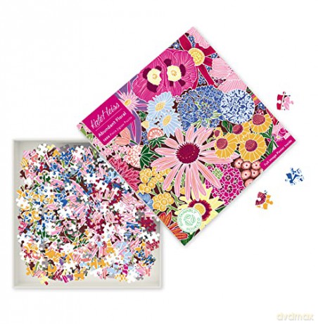 Adult Sustainable Jigsaw Puzzle Kate Heiss: Abundant Floral: 1000-Pieces. Ethical, Sustainable, Earth-Friendly - Flame Tree Studio [PUZZLE]