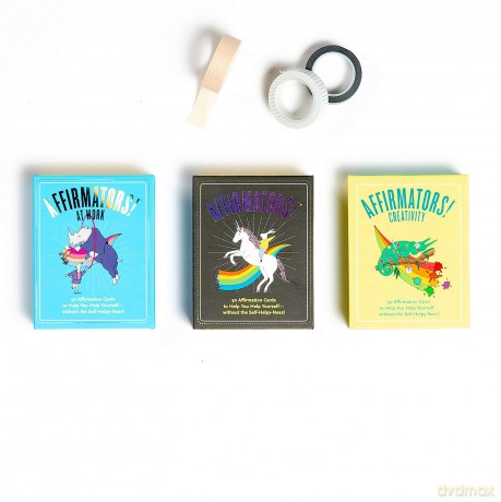Affirmators! at Work: 50 Affirmation Cards to Help You Help Yourself - without the Self-Helpy-Ness! - Knock Knock [KSIĄŻKA]
