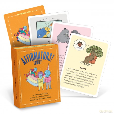 Affirmators! Family Deck: 50 Affirmation Cards on Kin of All Kinds - Without the Self-Helpy-Ness! - Suzi Barrett [KSIĄŻKA]
