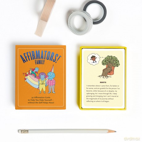 Affirmators! Family Deck: 50 Affirmation Cards on Kin of All Kinds - Without the Self-Helpy-Ness! - Suzi Barrett [KSIĄŻKA]