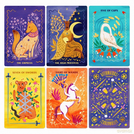 Affirmators! Tarot Deck - Suzi Barrett [KSIĄŻKA]