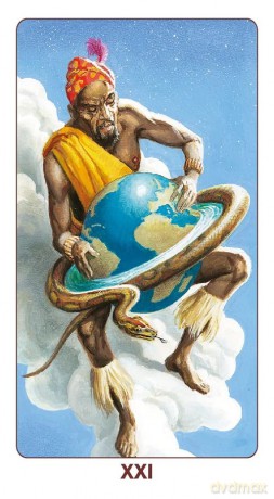 African American Tarot - Mini Tarot: 78 full colour tarot cards and instructions - Jamal R. [KSIĄŻKA]