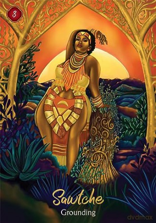 African Goddess Rising Oracle: A 44-Card Deck and Guidebook - Abiola Abrams [KSIĄŻKA]