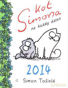 Kot Simona kalendarz książkowy 2014 - Tofield Simon [KSIĄŻKA]