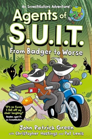 Agents of S.U.I.T.: From Badger to Worse: A Laugh-Out-Loud Comic Book Adventure! (Agents of S.U.I.T., 2) - John Patrick Green [KSIĄŻKA]