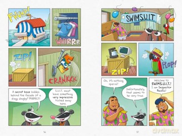 Agents of S.U.I.T.: From Badger to Worse: A Laugh-Out-Loud Comic Book Adventure! (Agents of S.U.I.T., 2) - John Patrick Green [KSIĄŻKA]