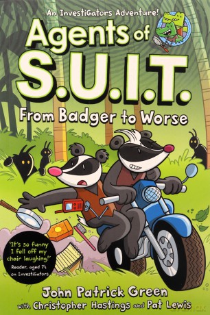 Agents of S.U.I.T.: From Badger to Worse: A Laugh-Out-Loud Comic Book Adventure! (Agents of S.U.I.T., 2) - John Patrick Green [KSIĄŻKA]