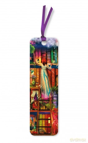 Aimee Stewart: Treasure Hunt Bookshelves Bookmarks (pack of 10) - Flame Tree Studio [KSIĄŻKA]
