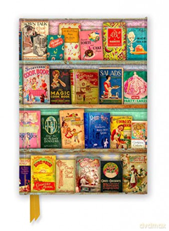 Aimee Stewart: Vintage Cook Book Library (Foiled Journal) (Flame Tree Notebooks) - Flame Tree Studio [KSIĄŻKA]