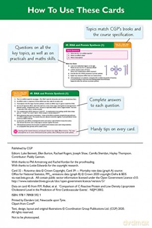 A-Level Biology AQA Revision Question Cards: for the 2024 and 2025 exams (CGP AQA A-Level Biology) - CGP Books [KSIĄŻKA]