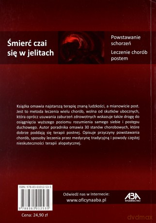 Śmierć czai się w jelitach. Powstawanie schorzeń. Leczenie chorób postem - Janecek Horst [KSIĄŻKA]