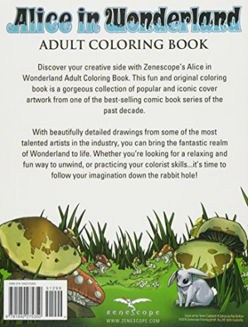 Alice in Wonderland Adult Coloring Book - Joe Brusha [KSIĄŻKA]