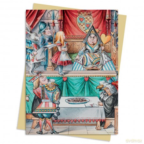 Alice in Wonderland Greeting Card Pack: Pack of 6 (Greeting Cards) - Flame Tree Studio [KSIĄŻKA]
