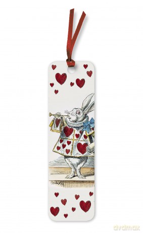 Alice in Wonderland: White Rabbit Bookmarks (pack of 10) - Flame Tree Studio [KSIĄŻKA]