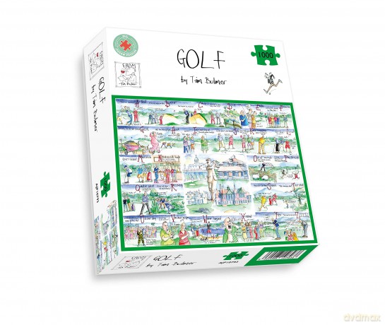 All Jigsaw Puzzles - Golf By Tim Bulmer - 1000 Piece Puzzle For Adults, Large Puzzle 66cm X 50cm In Size. Challenging To Complete But Fun And Humorous [PUZZLE]