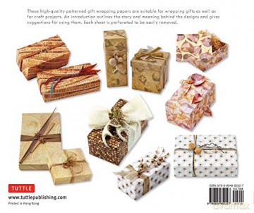 All Natural Gift Wrapping Papers: 6 Sheets of 24 x 18 inch Wrapping Paper: 24 x 18 inch (61 x 45 cm) Wrapping Paper [KSIĄŻKA]